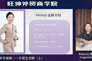 【第7900期】旺坤外贸商学院-外贸小白如何完美蜕变行业销冠线上课程，初出门0基础插图