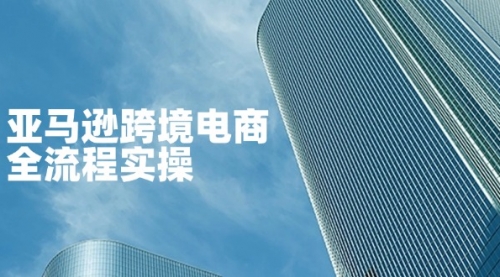 【9298期】亚马逊跨境电商全流程实操，教你从零开始，掌握店铺运营与广告技巧