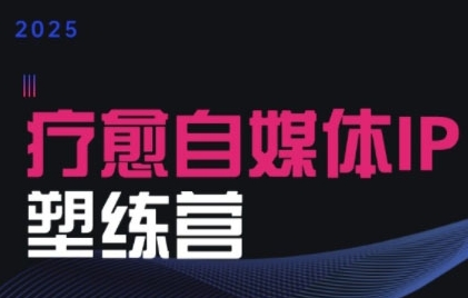 【9587期】2025治愈自媒体IP训练营，专为疗愈领域从业者打造