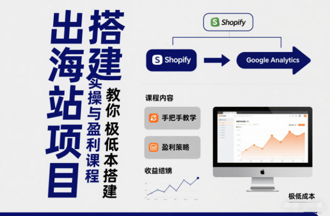 【9666期】小淘出海站项目，搭建实操与盈利课程，手把手教你用极低成本搭建